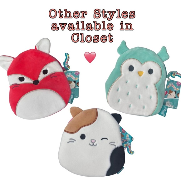 Squishmallows Fifi Fox Plush Pouch - Picture 3 of 3